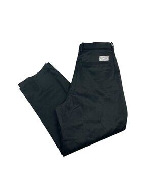 Guilty Parties Men's Pleated Twill Chino Pants Black • Japan • Large | 32x28